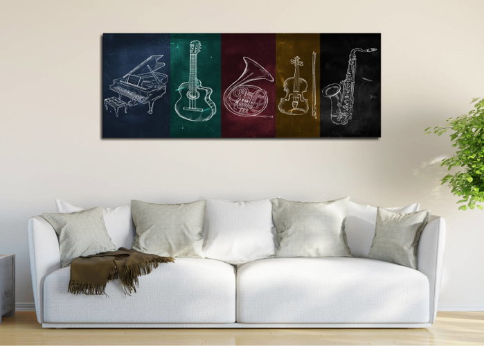 Wallity Lienzo Decorativo PC027 Multicolor 30 x 80 cm Wallity Lienzo Decorativo PC027 Multicolor 30 x 80 cm